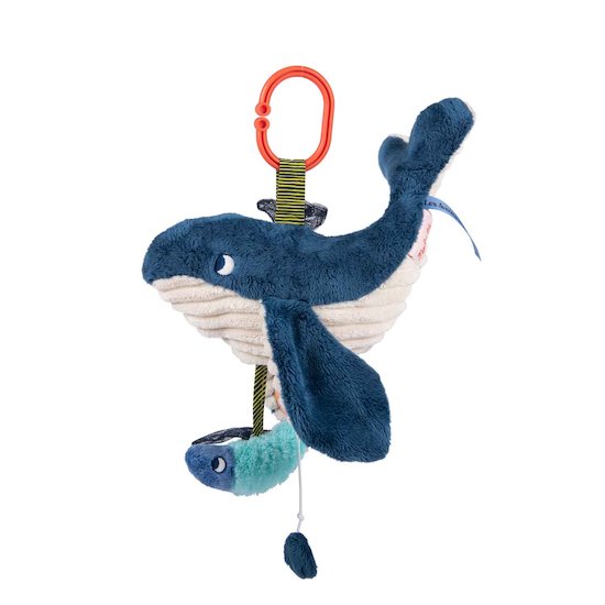 Moulin Roty Baleine musicale Les aventures de Paulie Bleu 29 cm Moulin Roty Baleine musicale Les aventures de Paulie Bleu 29 cm