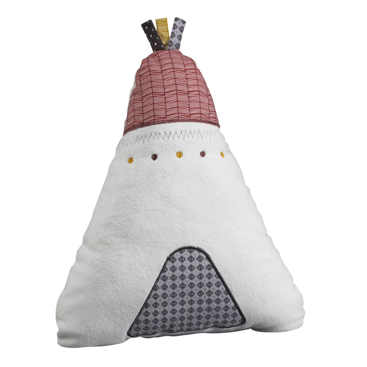 Coussin Tipi Timouki BLANC Sauthon