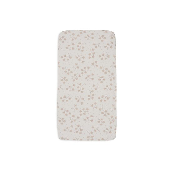 Jollein Drap-housse Jersey Leafy Dreams Multicolore  Jollein Drap-housse Jersey Leafy Dreams Multicolore
