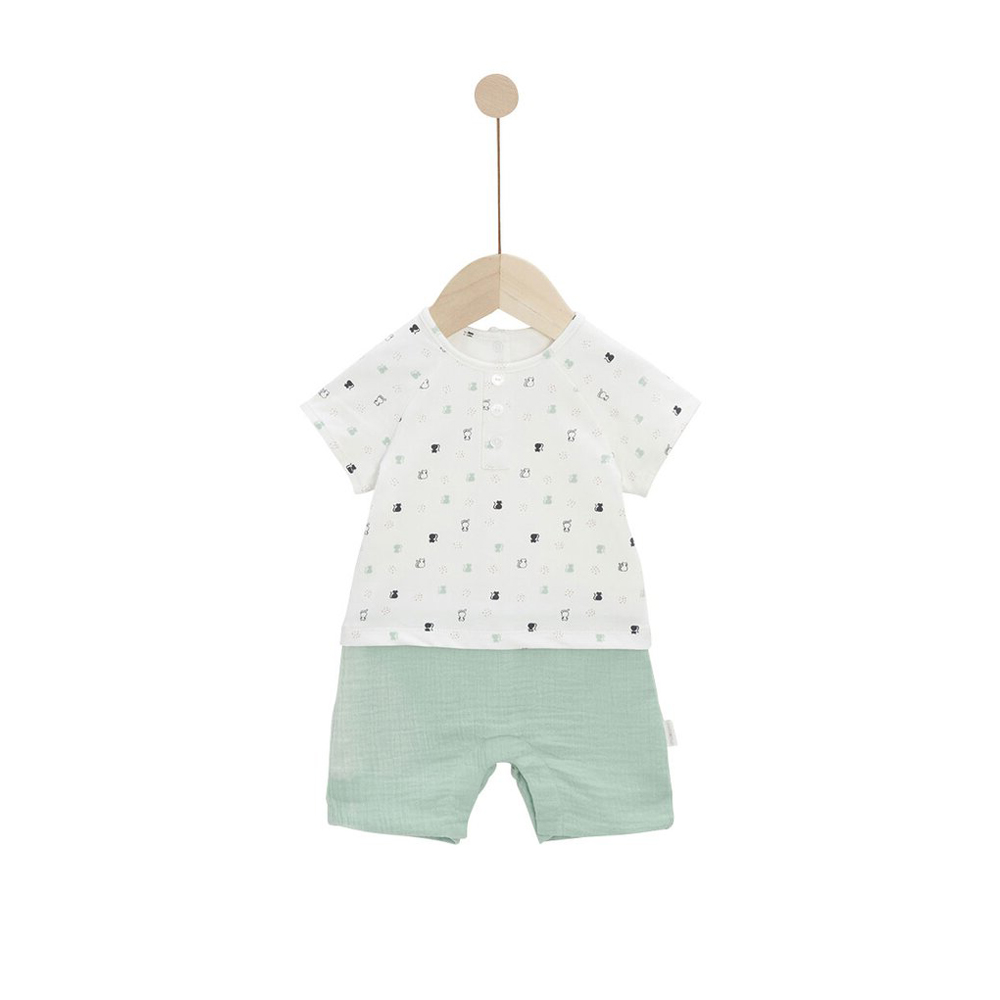 P’tit bisou - Combicourt Mon Trousseau Chaton Blanc BLANC P’tit bisou