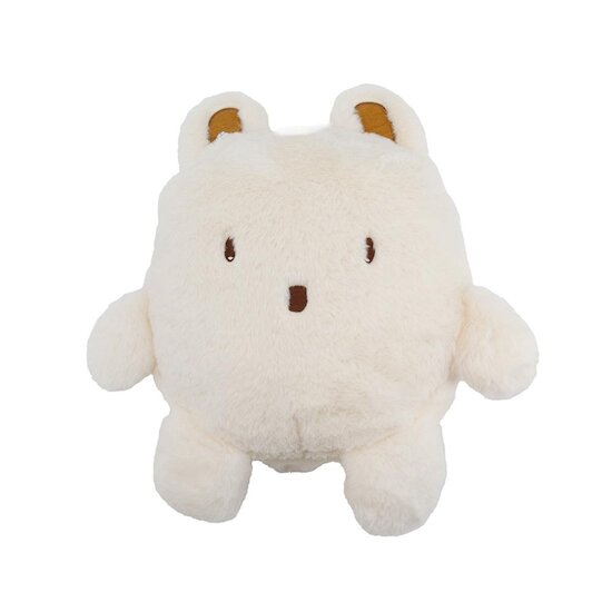  Peluche reversible boubou Beige 30 cm