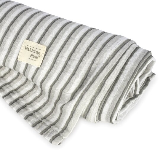 Walking Mum Lange Botton Rayures Beige 