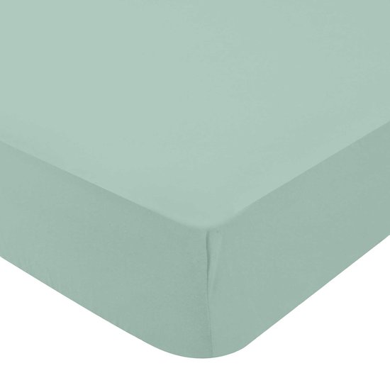Domiva Drap housse Jersey Vert De Gris  Domiva Drap housse Jersey Vert De Gris