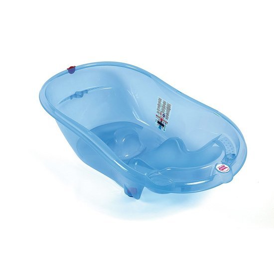 OkBaby Baignoire Onda sans support bleu translucide Bleu Translucide 