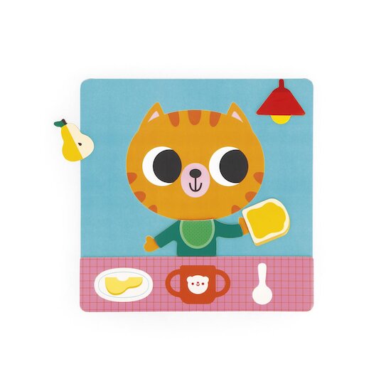 Janod Jouet Le Petit Chat des rituels Multicolore 