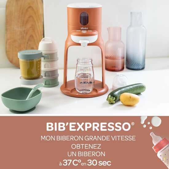 Béaba Préparateur de biberon Bib Expresso terracotta  Béaba Préparateur de biberon Bib Expresso terracotta