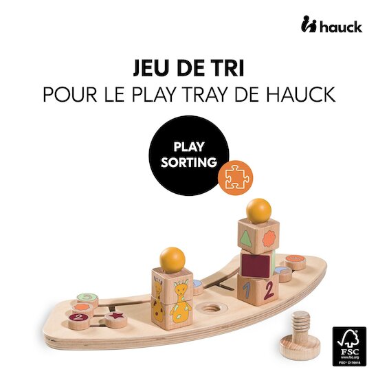 Hauck Jeu de tri pour chaise haute Play Sorting Giraffe  Hauck Jeu de tri pour chaise haute Play Sorting Giraffe