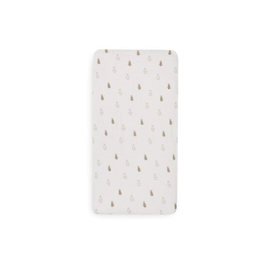 Jollein Drap-housse Jersey berceau Miffy Olive Green  Jollein Drap-housse Jersey berceau Miffy Olive Green