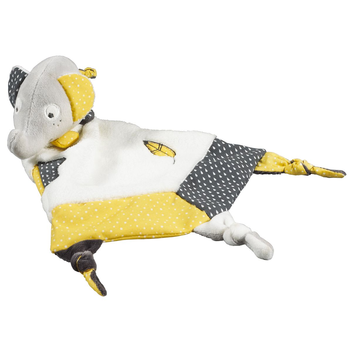 Sauthon - Doudou mouchoir BLANC Sauthon