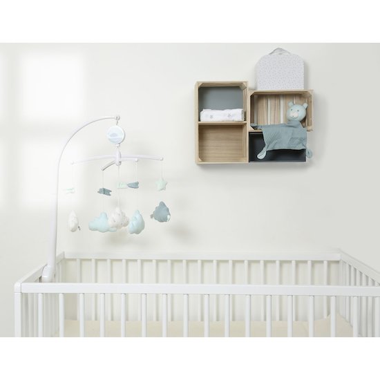 Sauthon Mobile musical Lily grey Menthe  Sauthon Mobile musical Lily grey Menthe