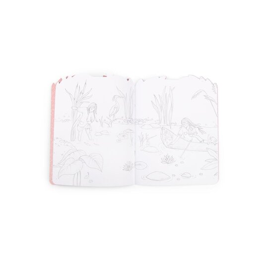 Moulin Roty Cahier stickers Les Rosalies Multicolore  Moulin Roty Cahier stickers Les Rosalies Multicolore