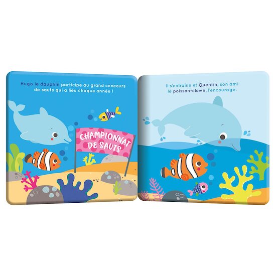 Auzou Livre Hugo le dauphin (valisette carton) Multicolore 