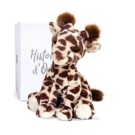Histoire d'Ours Peluche LISI la GIRAFE Naturelle 30 cm