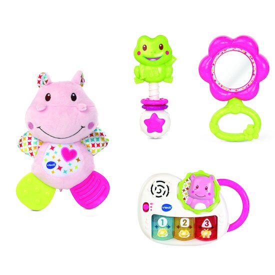 Vtech Baby Coffret naissance - éveil des sens Rose 