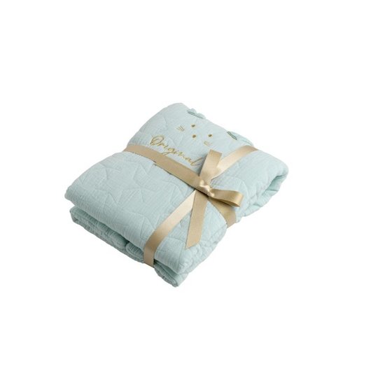 Sauthon Original Couvre lit pour berceau rectangle Bleu Aqua 