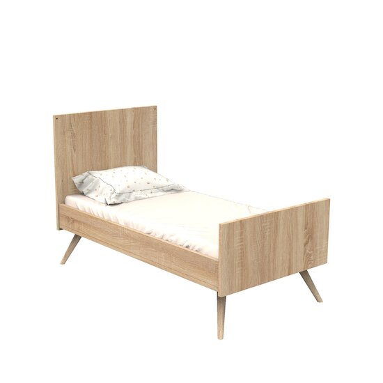 Sauthon Little big bed Seventies Chêne Doré - Hêtre Vernis Naturel 70x140 cm Sauthon Little big bed Seventies Chêne Doré - Hêtre Vernis Naturel 70x140 cm
