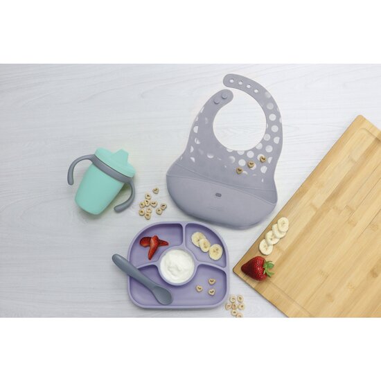 BBlüv Set d'alimentation en silicone Violet  BBlüv Set d'alimentation en silicone Violet