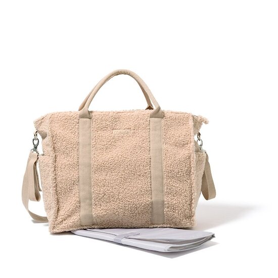 Maïka Sac à langer Moumoute Beige  Maïka Sac à langer Moumoute Beige