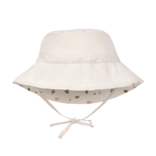 Lässig Chapeau anti-UV réversible Galets blanc cassé 43/45 Lässig Chapeau anti-UV réversible Galets blanc cassé 43/45