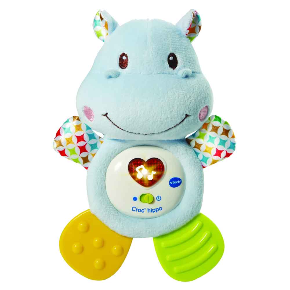 Peluche musicale Croc'Hippo BLEU Vtech Baby