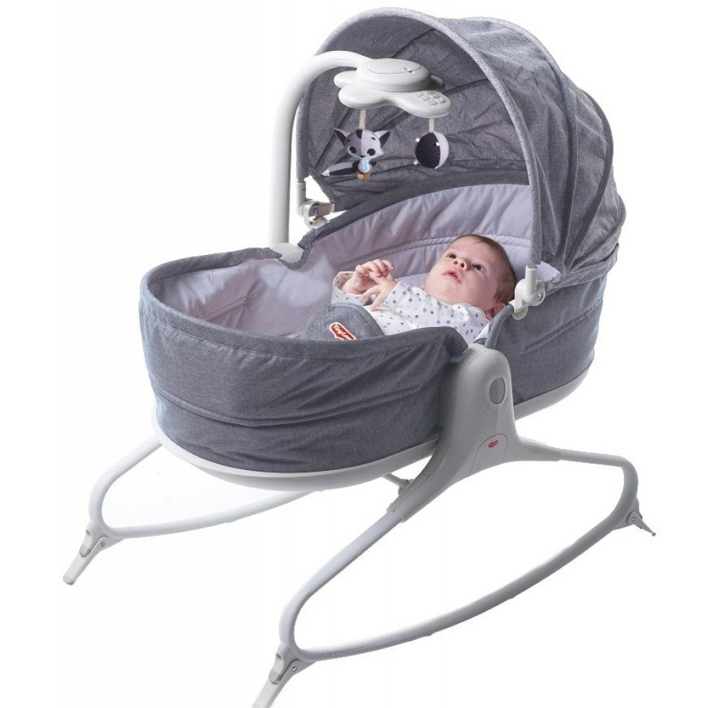 Transat rocker napper cozy evolution GRIS Tiny Love