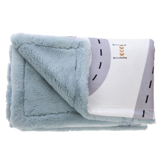 Amadeus Plaid Voiture D' Arthur Blanc Et Gris 75x100 cm Amadeus Plaid Voiture D' Arthur Blanc Et Gris 75x100 cm