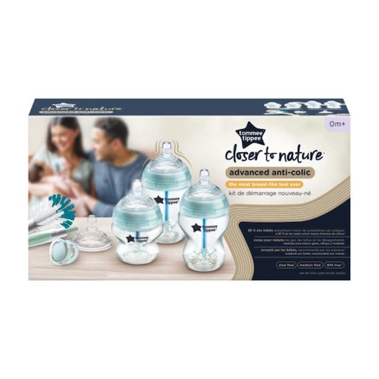TOMMEE TIPPEE ADVANCED ANTI-COLIQUE KIT NAISSANCE ROSE - .:: CAMPUS PARA