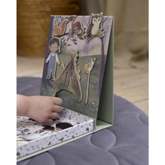 Filibabba Jeu magnétique Amusement en forêt Multicolore 