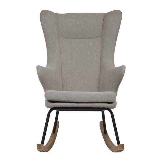 Quax Rocking Chair de Luxe pour Adulte Gris Sable  Quax Rocking Chair de Luxe pour Adulte Gris Sable
