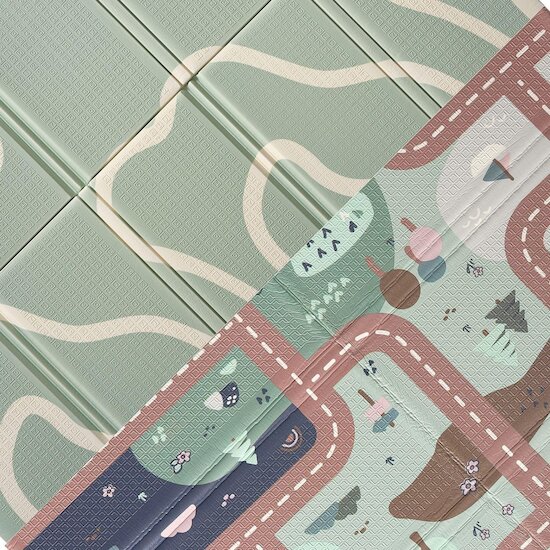 Béaba Tapis de Motricité XL Reversible Play Life Landform  Béaba Tapis de Motricité XL Reversible Play Life Landform