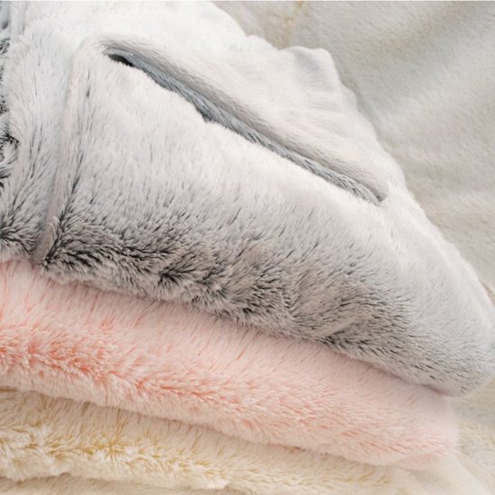 Domiva Couverture Snow doublée Microdoux Souris 75x100 cm Domiva Couverture Snow doublée Microdoux Souris 75x100 cm