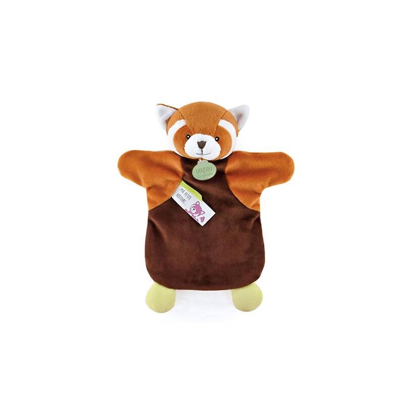 Douou marionette panda ORANGE Doudou & Compagnie