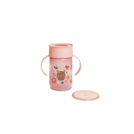Suavinex Tasse 360° Into the Forest Rose 340ml 12 mois+