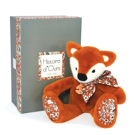 Histoire d'Ours Copain câlin Renard Orange 25 cm