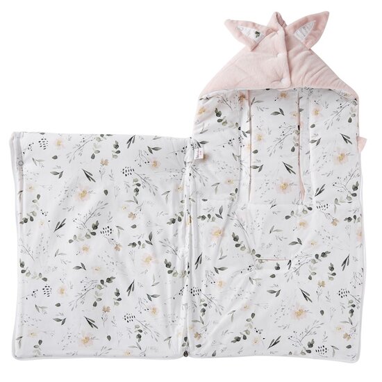 BB&Co Nid d’ange en minky doublé coton Blush/ Botanique 0-6 mois BB&Co Nid d’ange en minky doublé coton Blush/ Botanique 0-6 mois
