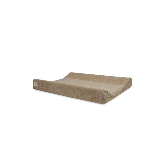 Jollein Housse matelas à langer Pure Knit Biscuit 50x70 cm