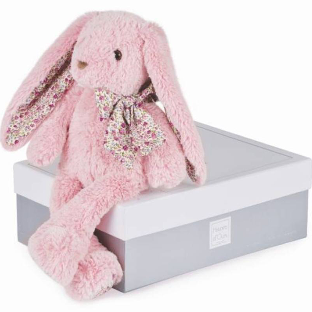 Peluche Lapin ROSE Histoire d'Ours
