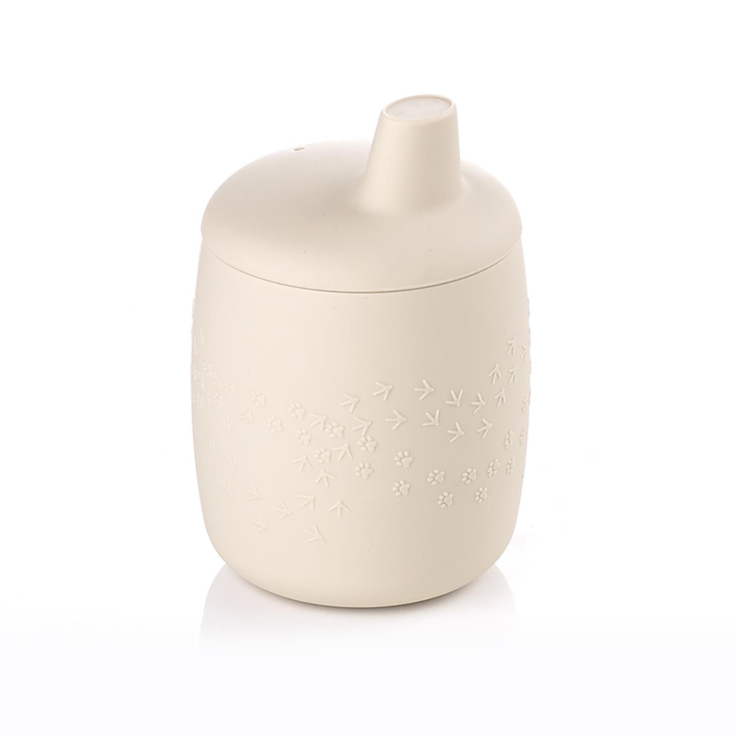 Jané - Gobelet d'apprentissage en silicone BEIGE Jané