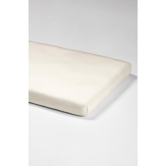 Kadolis Drap housse Coton Bio Jersey Berceau Ecru  Kadolis Drap housse Coton Bio Jersey Berceau Ecru