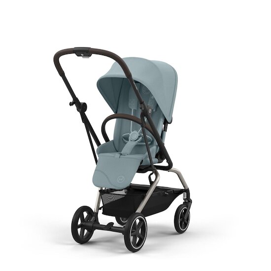 Cybex Poussette  Eezy S Twist+2 Châssis Silver Stormy Blue 