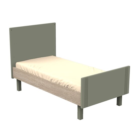 Sauthon Little big bed Eléonore Kaki - Chêne Doré 70x140 cm Sauthon Little big bed Eléonore Kaki - Chêne Doré 70x140 cm