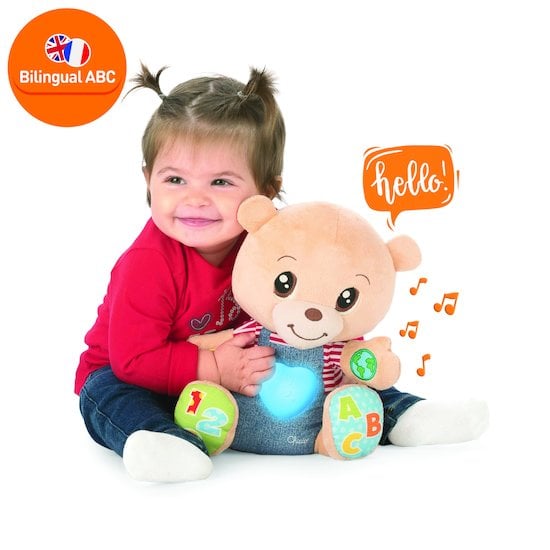 Chicco Teddy ourson des emotions bilingue  