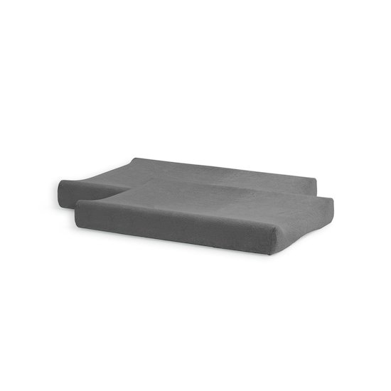 Jollein Lot de 2 housses matelas à langer Éponge Storm Grey 50x70 cm