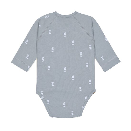 Lässig Body manches longues GOTS Blocks Bleu clair 86/92 Lässig Body manches longues GOTS Blocks Bleu clair 86/92