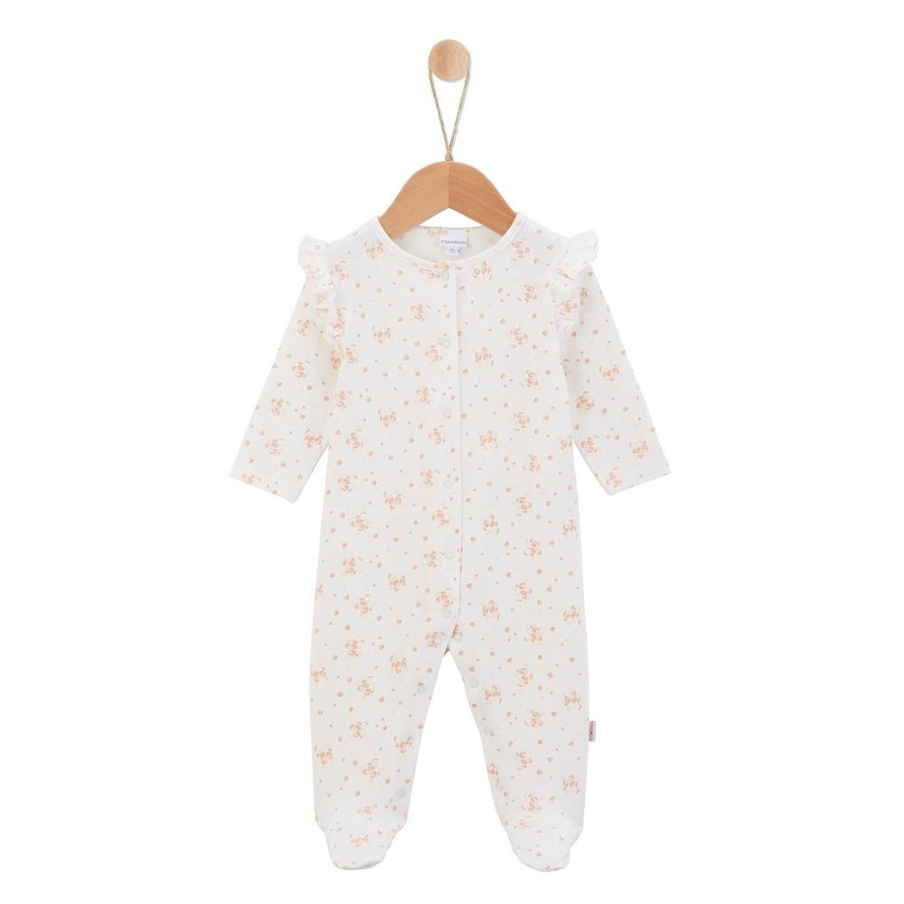 P’tit bisou - Pyjama Petit Cocon imprimé MULTICOLORE P’tit bisou