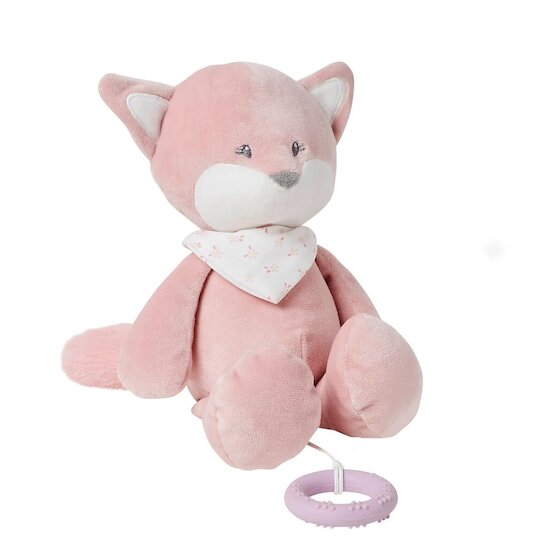 Nattou Musical renard Alice Alice et Pomme Rose 30 cm