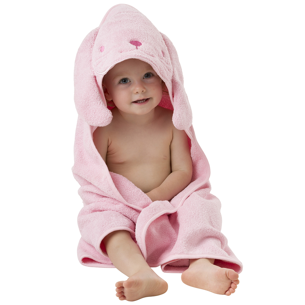 Sortie de bain Lapin ROSE Playgro