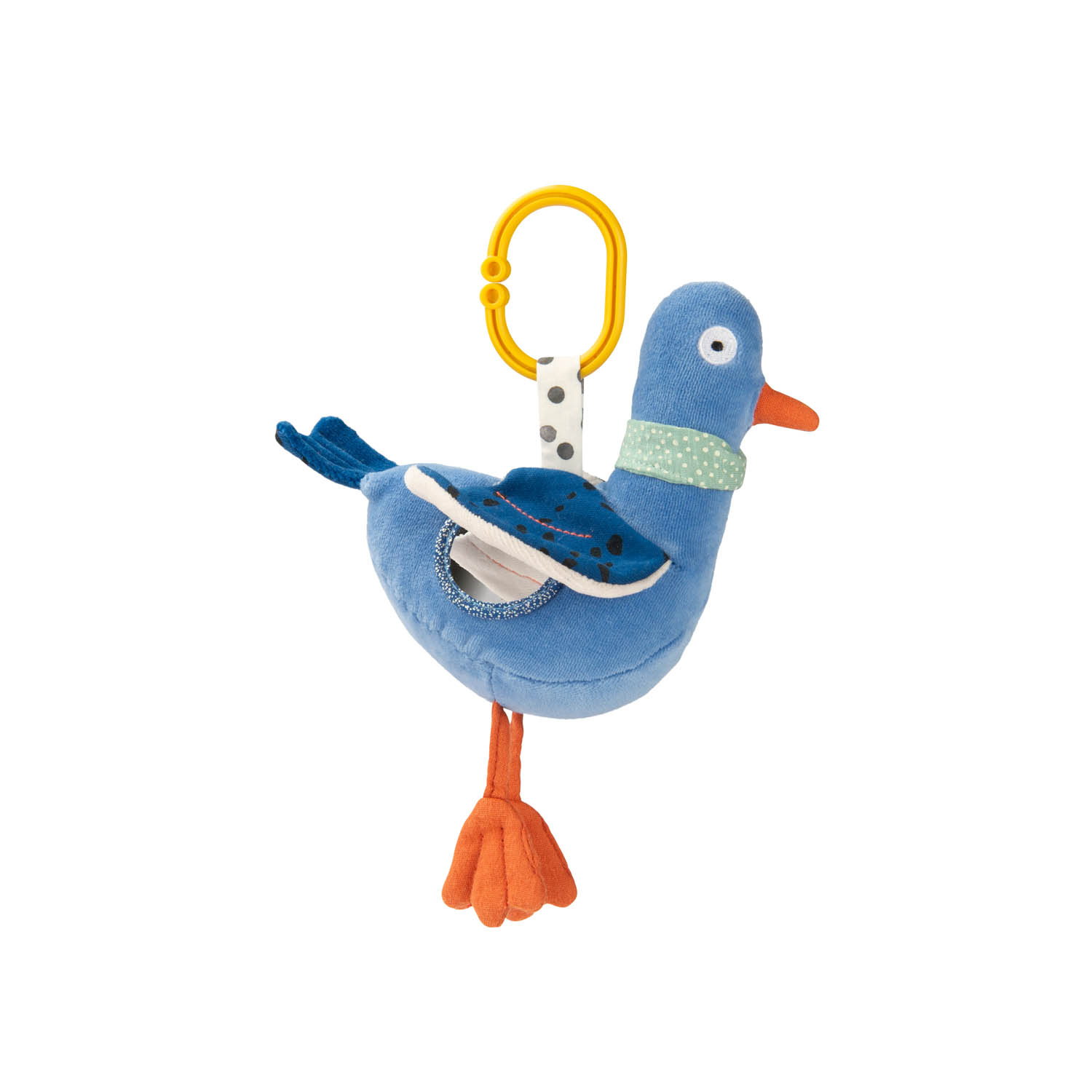 Peluche d'activités Pigeon Michel Puce & Pilou MULTICOLORE Moulin Roty
