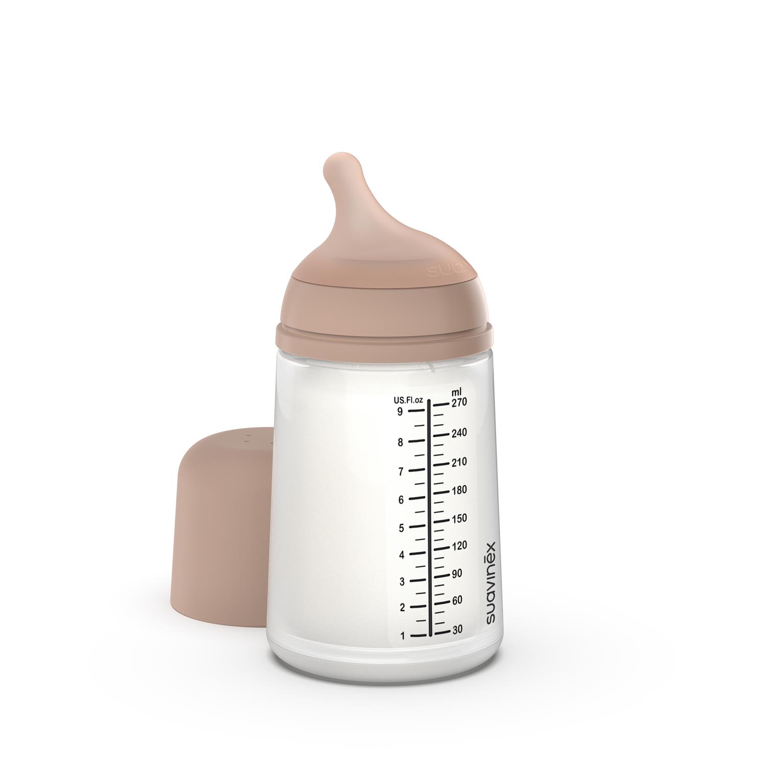 Suavinex - Biberon Anti-Colique Zero.Zero ROSE Suavinex