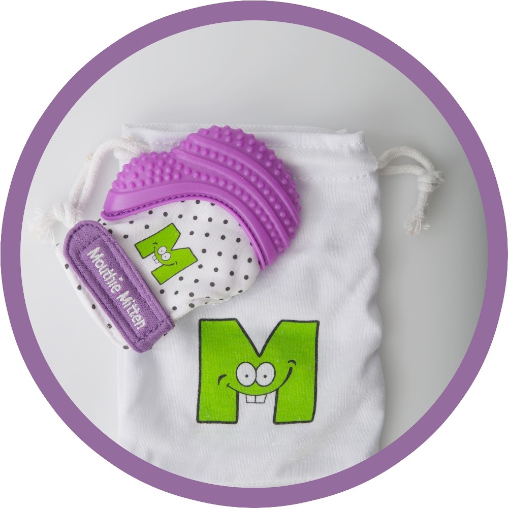 Mitaine de dentition VIOLET Malarkey kids
